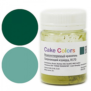 Водорастворимый краситель Cake Colors Сверкающий изумруд, 10 г