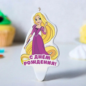 Свеча в торт "С Днем Рождения!", Рапунцель
