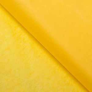 Бумага упаковочная тишью, желтый