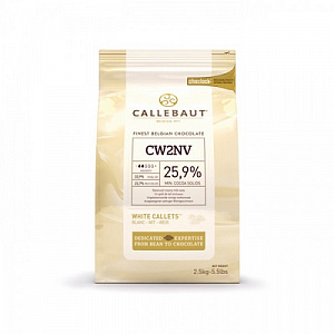 Шоколад белый Callebaut Select, 25,9% (2,5 кг)